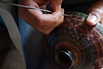 Handmade ceramic bowl. San Juan de Oriente, Nicaragua