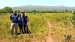 "Interviewing team for our study (left to right): Jordan Weil, Ana Mascareñas, Erik Peña. In the community of Nuevo Amanecer, León, Nicaragua."