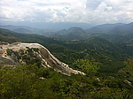Hierve el Agua- a "petrified" waterfall in Oaxaca, created from the minerals from the springs slowly seeping through the ground